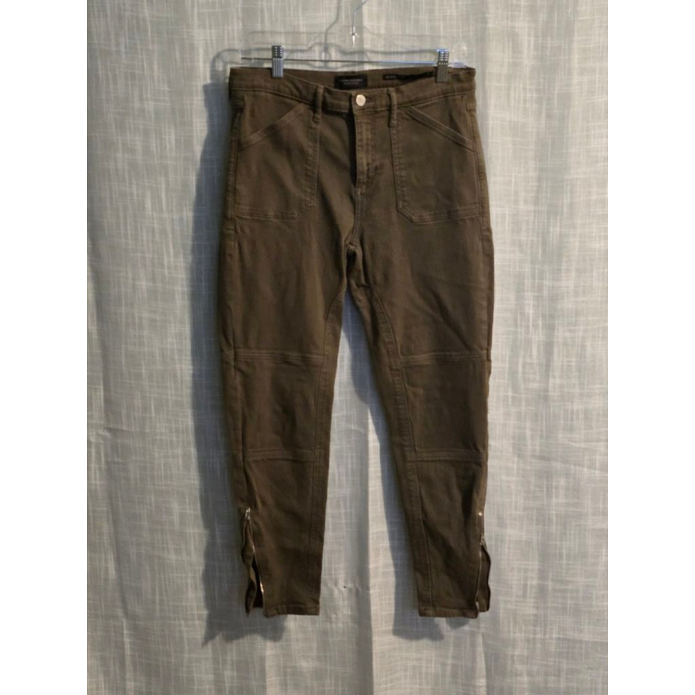 Women's Banana Republic Pants,‎ Size 29 Brown zipper ankles
